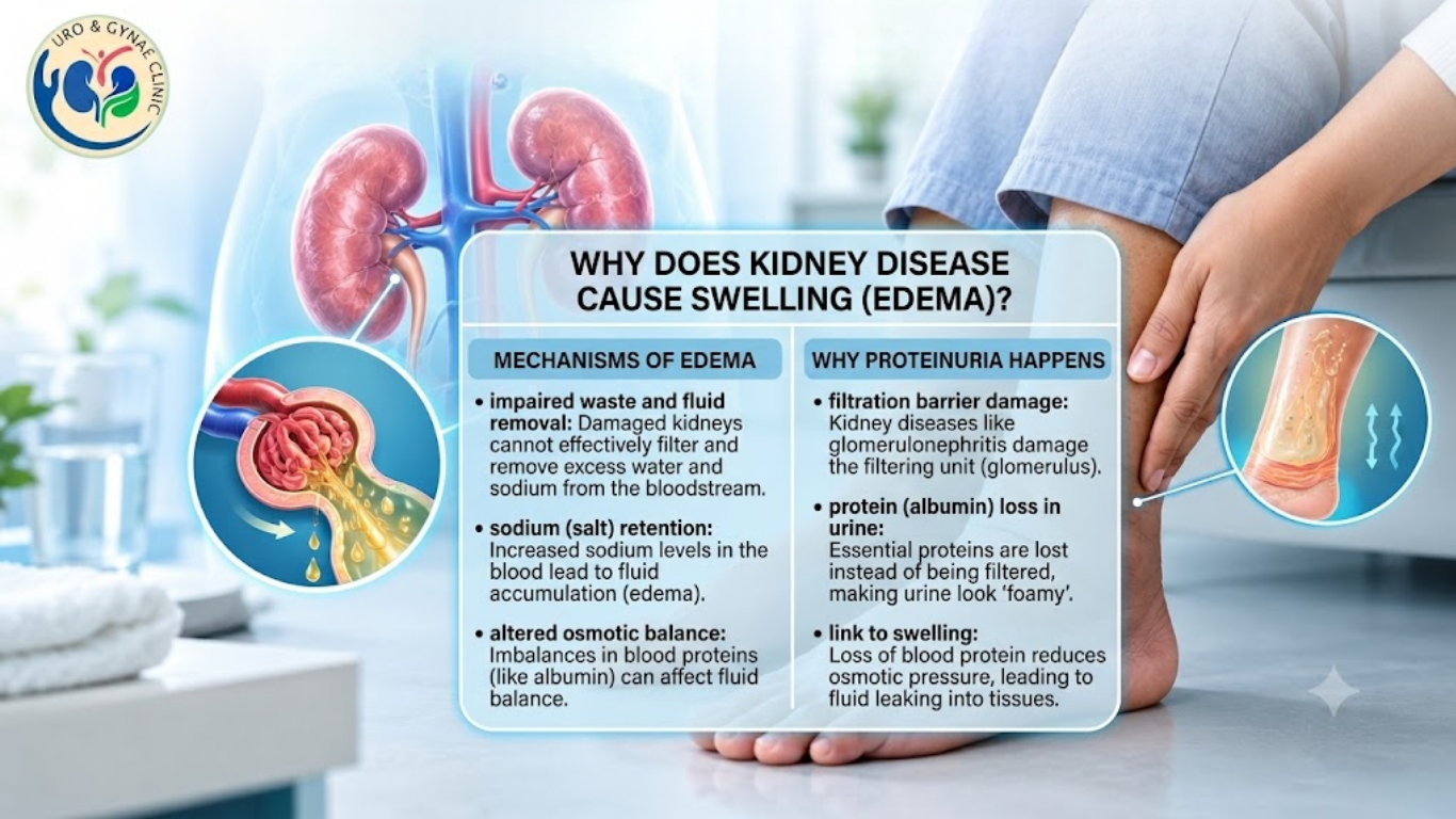 Why Does Kidney Disease Cause Swelling in the Body?